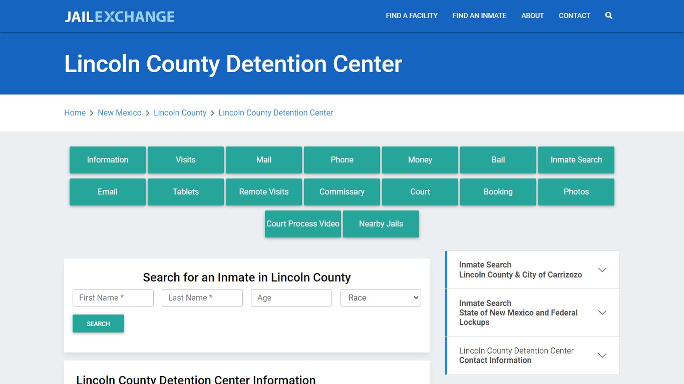 Lincoln County Detention Center - Jail Exchange